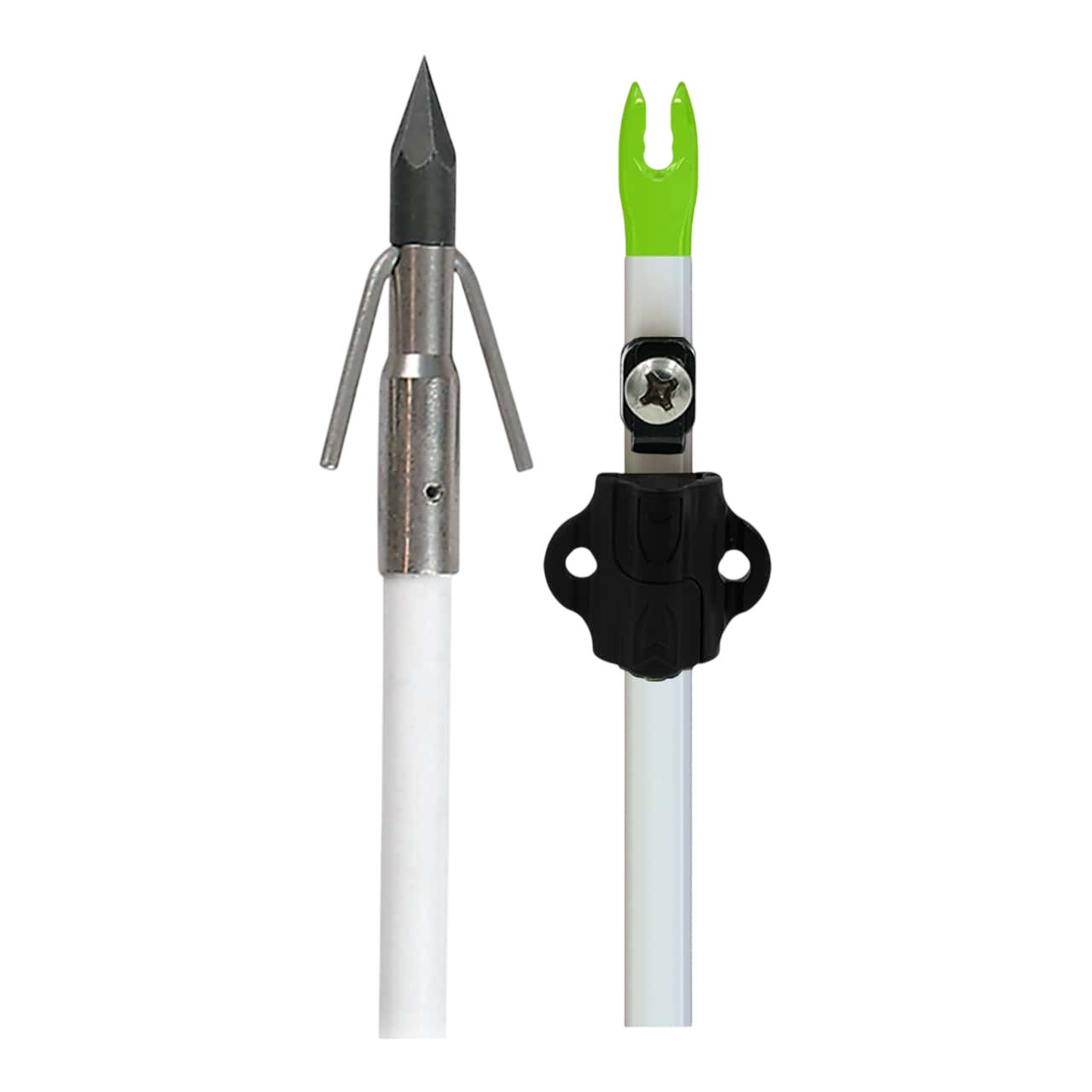 Muzzy Bowfishing Classic White Fiberglass Arrow β Archery Country