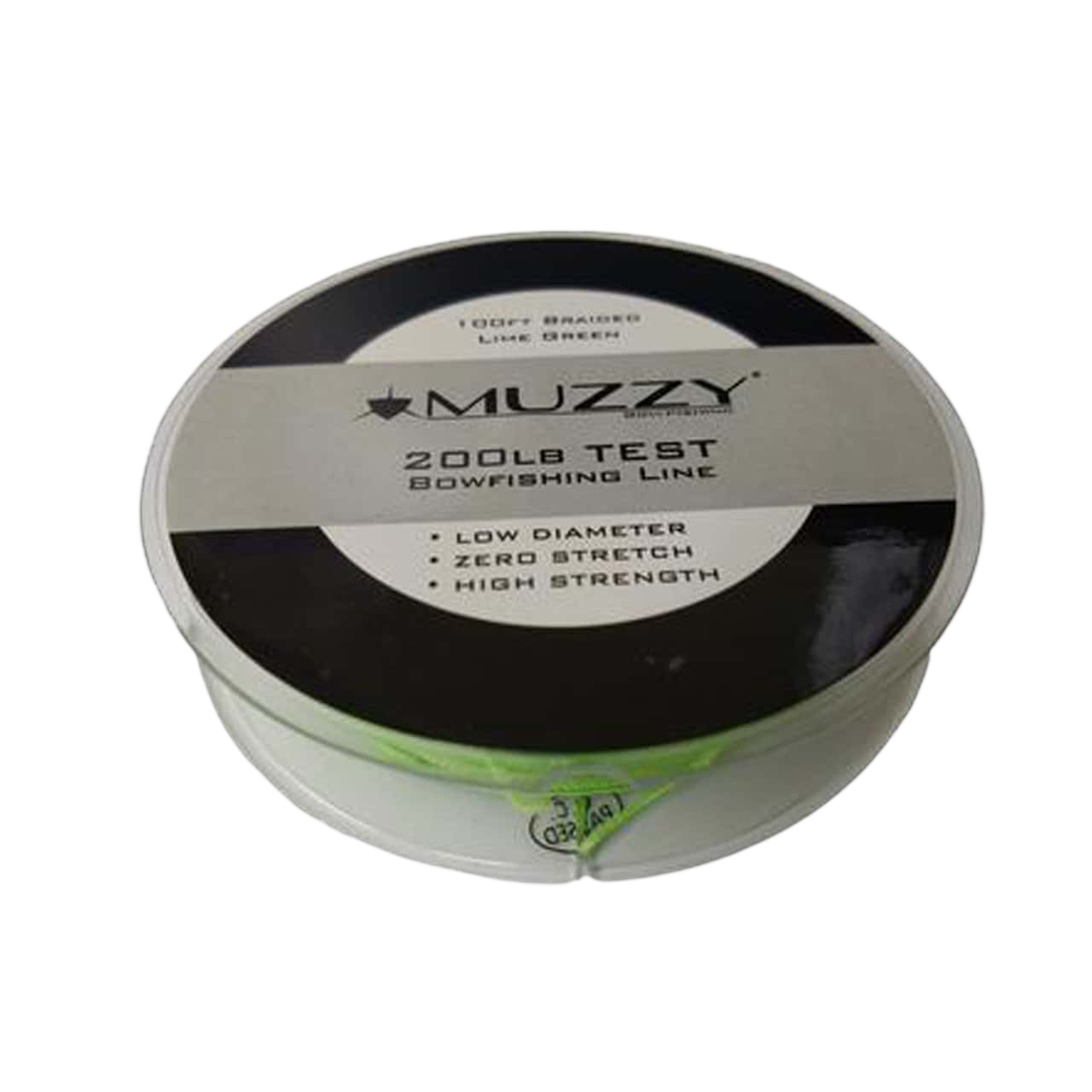 Muzzy Bowfishing Lime Green Braided Reel Line β Archery Country