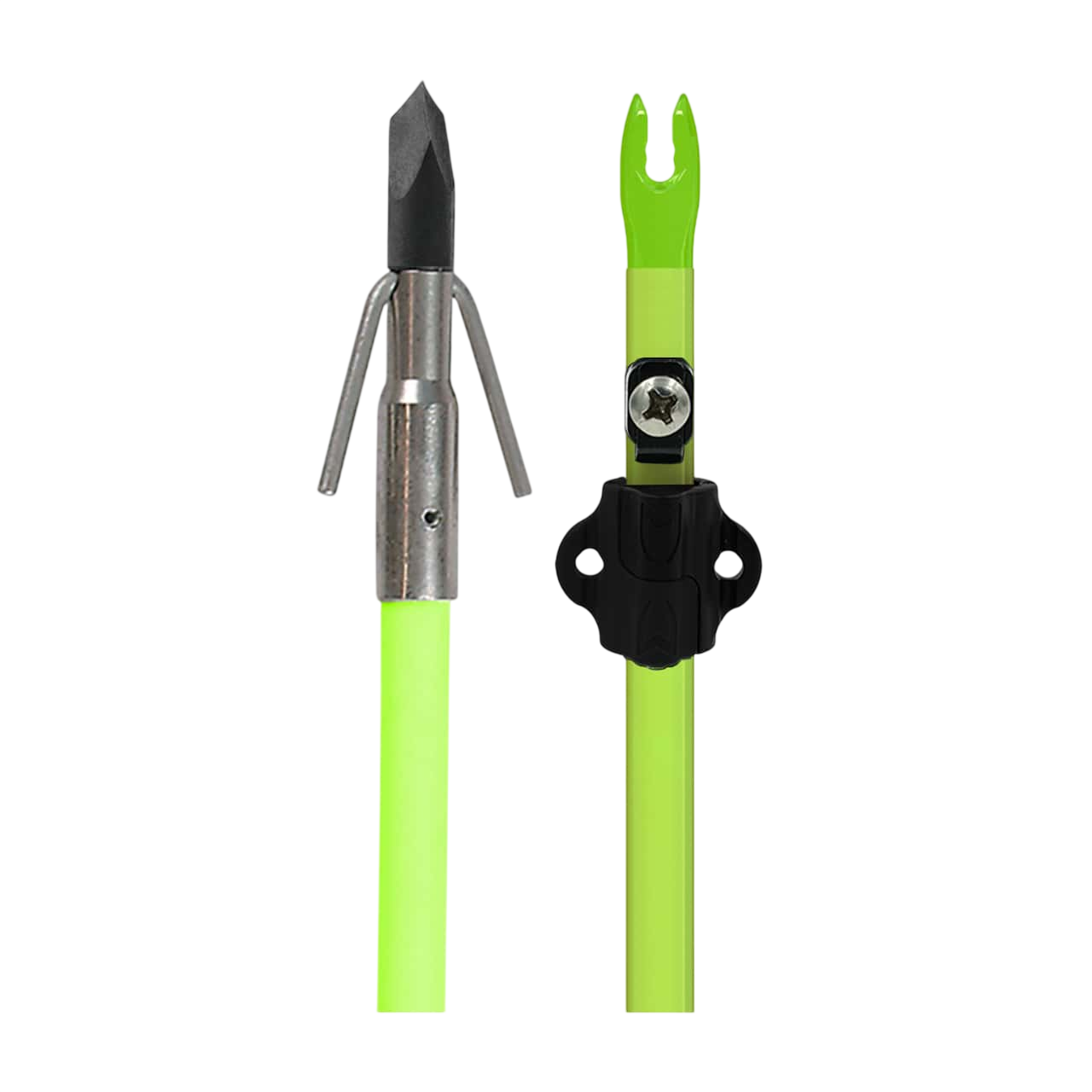 Muzzy Bowfishing Classic Chartreuse Fiberglass Arrow β Archery Country