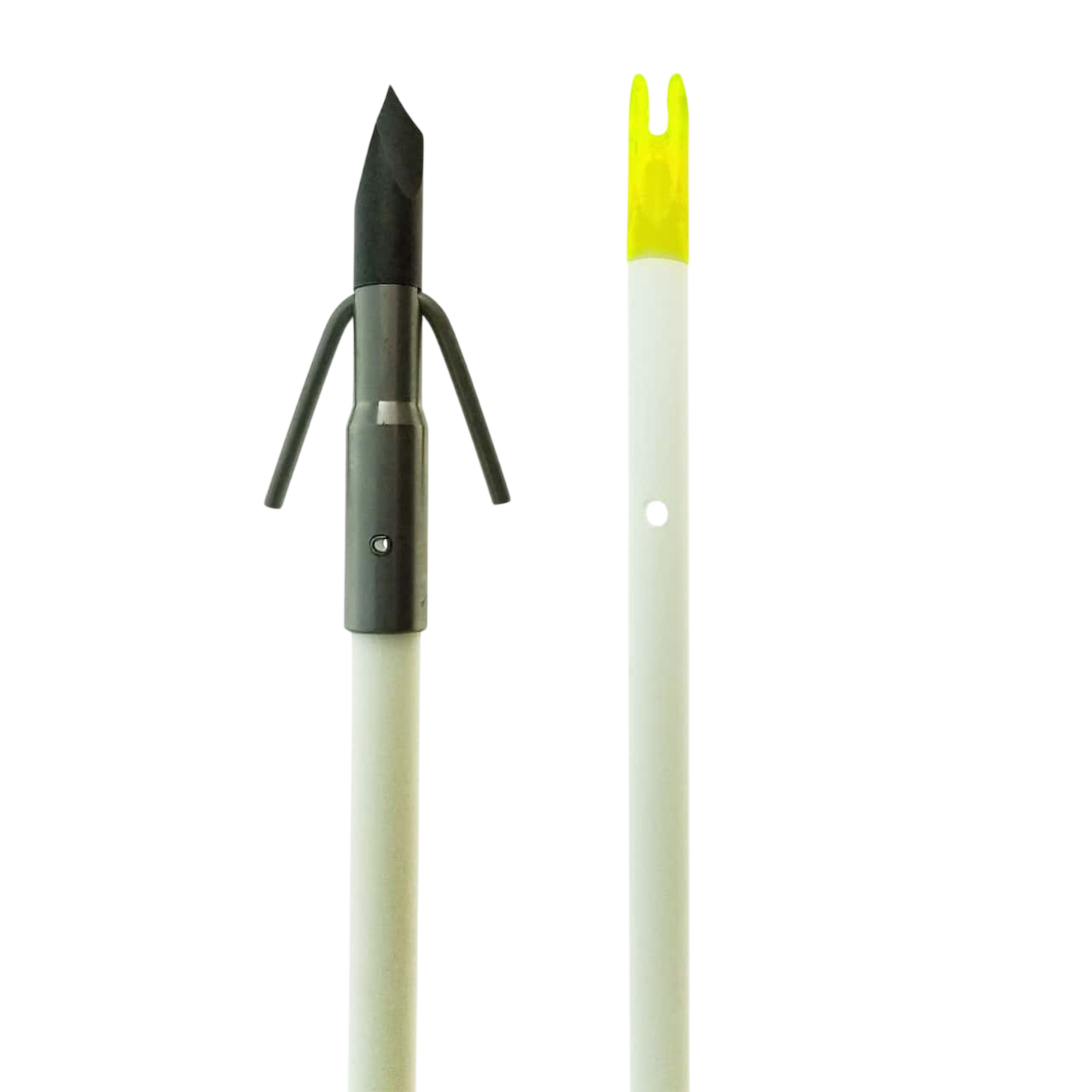 Muzzy Bowfishing Classic White Fiberglass Arrow β Archery Country
