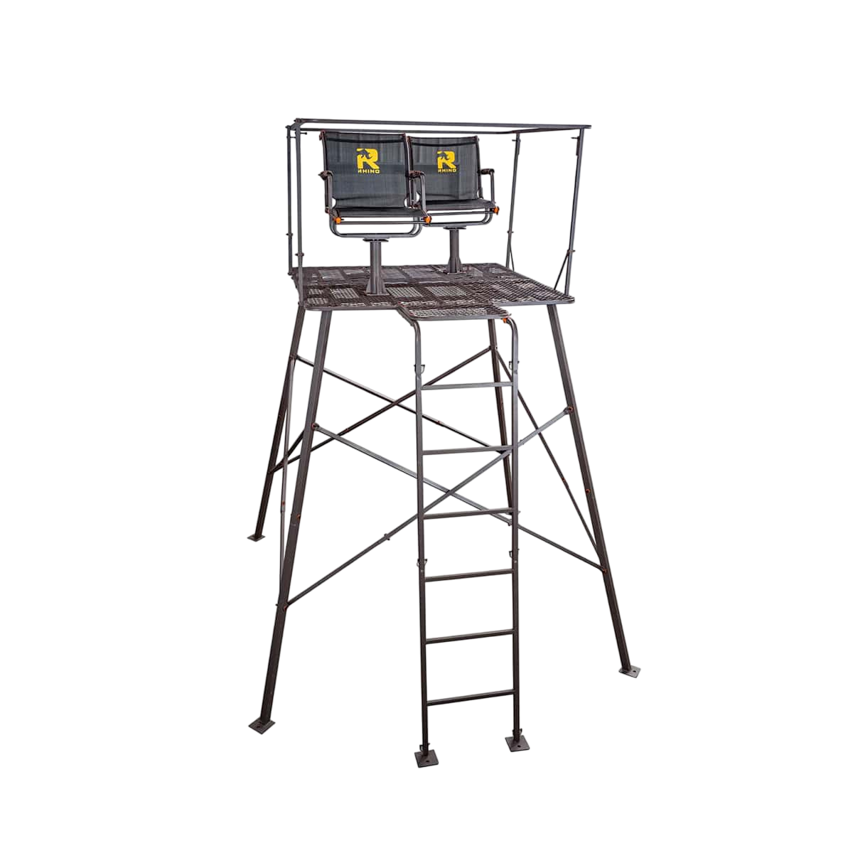Rhino 10-Foot Quadpod Tree Stand - 2 Swivel Chairs — Archery Country